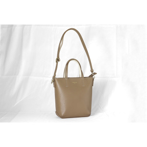 2010 はっ水 シュリンク型押し牛革 バケツバッグ