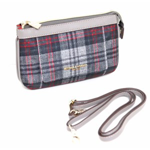 3566<br>タータンチェック<br>マルチポシェット