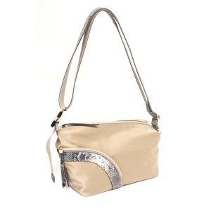 4100<br>はっ水ナイロンレザーコンビ<br>ショルダーバッグ