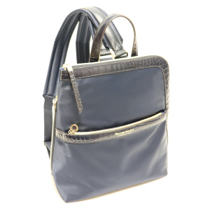 4107<br>クロコ型押しナイロンコンビ<br> L字リュック