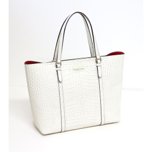 4830<br>スモールクロコ型押しレザー<br>トートバッグ