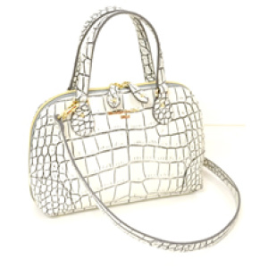 4880<br>クロコダイル型押し<br>2Wayオーガナイザーポシェット