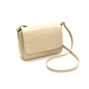 4891<br>クロコダイル型押し<br>カブセショルダーバッグ