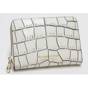 4914<br>クロコ型押しカードウオレット