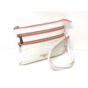 4919<br>スモールクロコダイル型押しレザー<br>多機能ポシェット