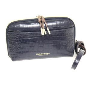 4940<br>クロコダイル型押しレザー<br>ウォレットポシェット