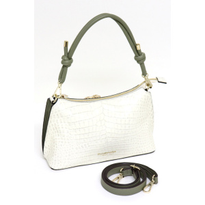 4983<br>クロコダイル型押しレザー<br>2Wayショルダーバッグ