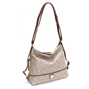 7959<br>はっ水ジャガード<br>口折れ2Way多機能バッグ