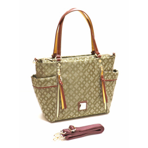 7992<br>はっ水ジャガード<br>2Way多機能トートバッグ