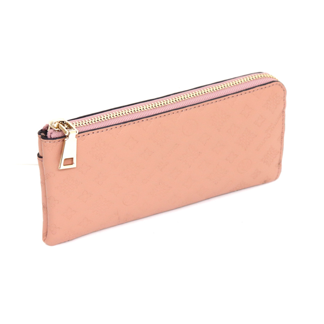 9863<br>モノグラム型押し<br>レザー L字ウォレット