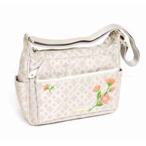 9871<br>フラワー刺繍<br>多機能ショルダーバッグ