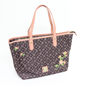 9872<br>フラワー刺繍<br>トートバッグ