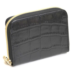 CA-78<br>クロコダイル型押しレザー<br>ラウンドウォレット『ラヴ』