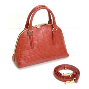 CA-80<br>クロコダイル型押しレザー<br>2Wayハンドバッグ『ミニ』