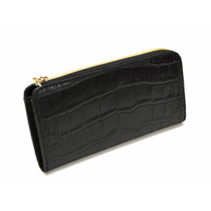 CA-88<br>クロコダイル型押しレザー<br>L字型ロングウォレット<br>『ラブ プラス』